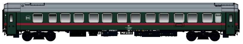 L.S. Models LS48204 - H0 - Schlafwagen WLABmee, BC Rail, Ep. V